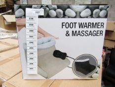 Foot Warmer and Massager - All New and Boxed.