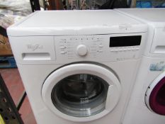 Whirlpool - 6th sense colour, 8KG 1400RPM Washing Machine - Powers On & Spins.