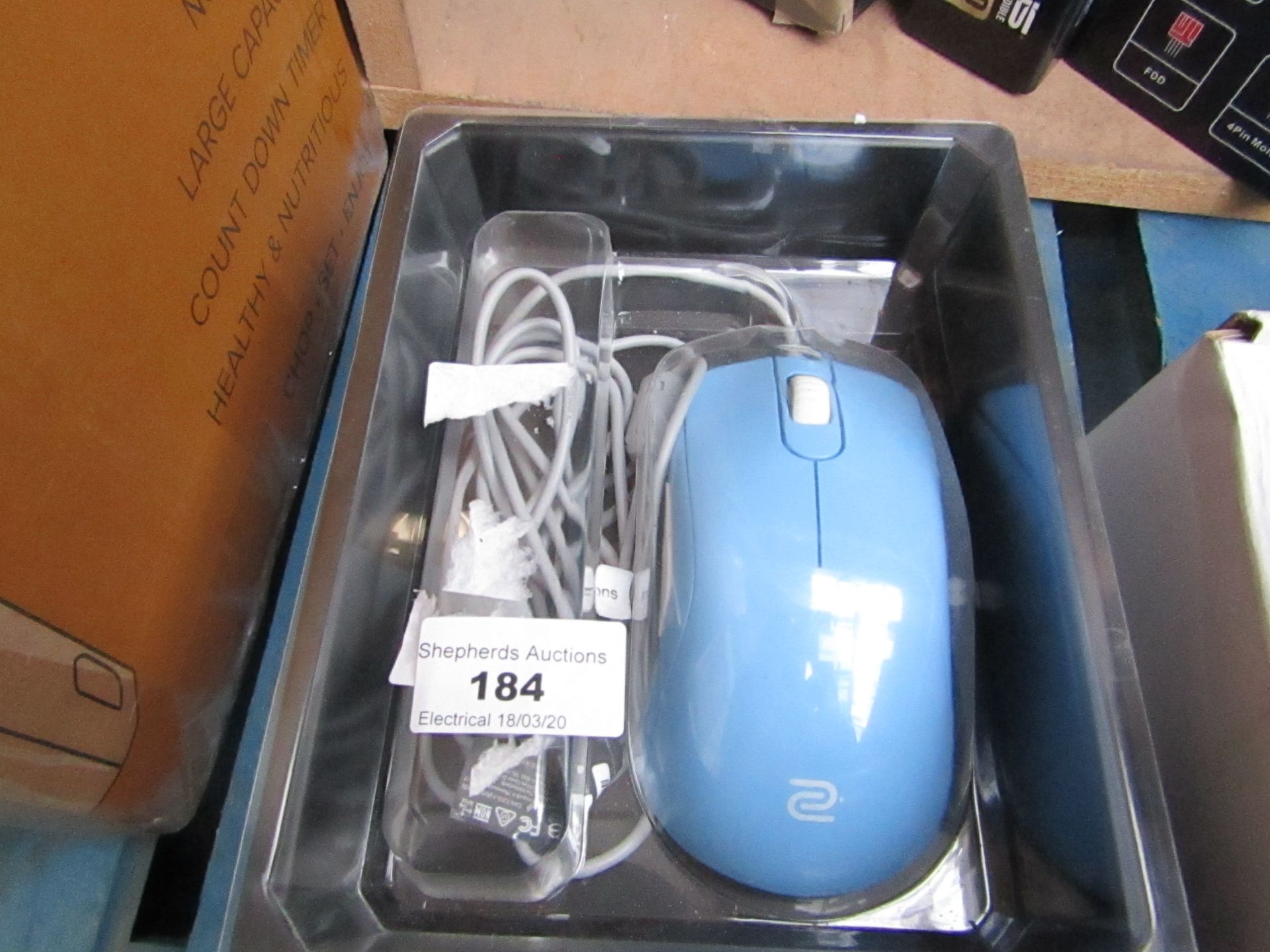 Benq - Wired OfficeMouse - Untested and Boxed.