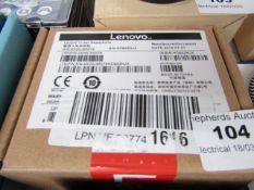 Lenovo - In-Ear Headphone - Untested and Boxed.