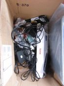 Box of Approx 10 Various Items : Phone Cases, Damaged Mouses, AC Adapters.