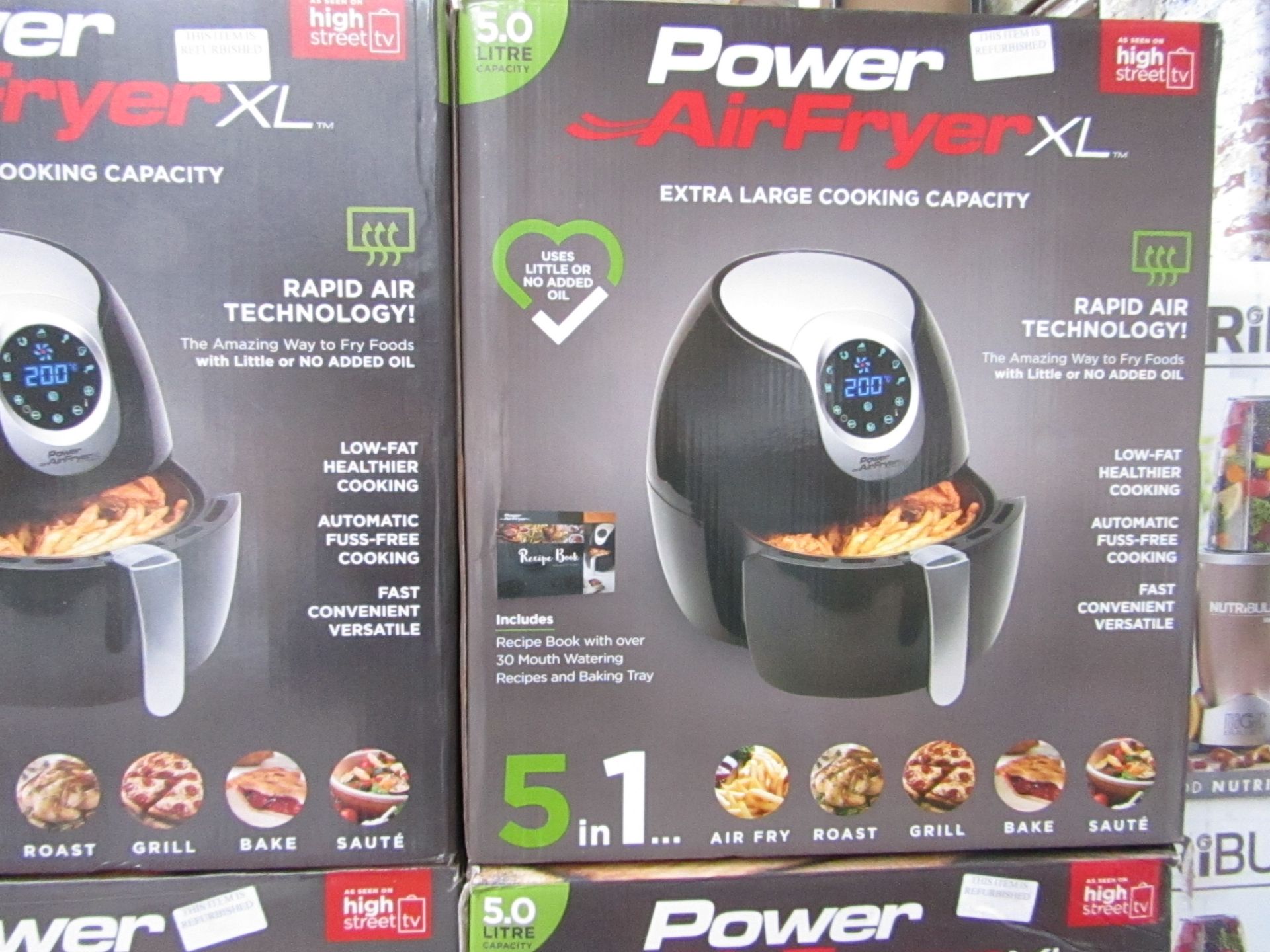 | 1X | POWER AIR FRYER 5.0L | REFURBISHED AND BOXED | NO ONLINE RE-SALE | SKU C5060191466936 |