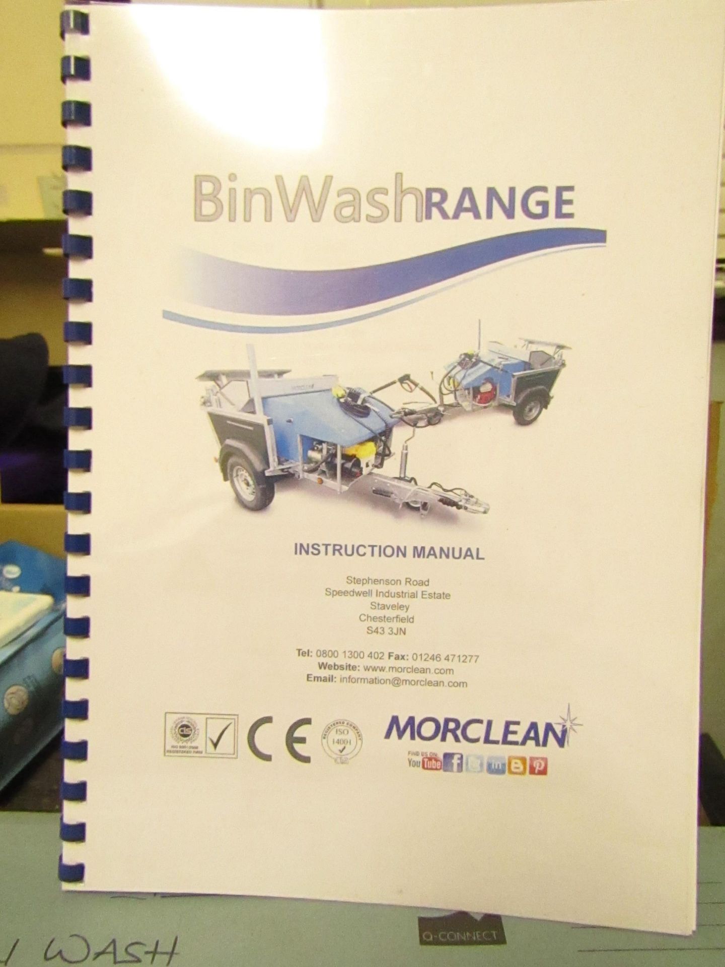 Morclean Bin wash Trailer, Vendor has informed us that it is in working order and he has not used it - Image 10 of 10