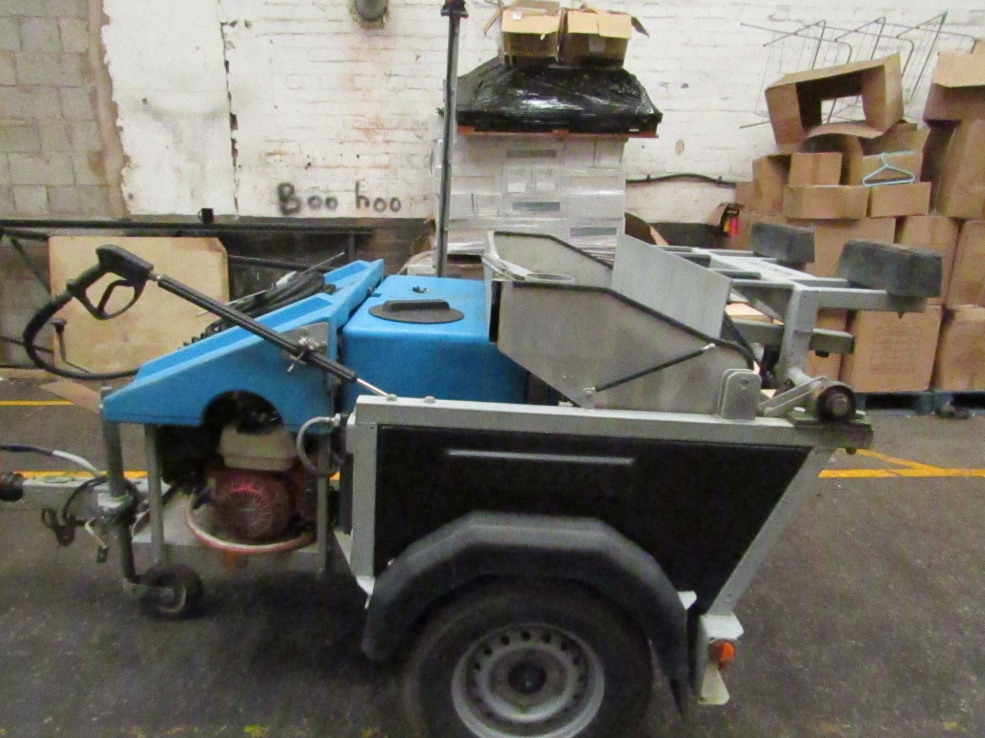 Morclean Bin wash Trailer, Vendor has informed us that it is in working order and he has not used it - Image 3 of 10