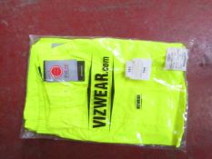 V iz wear Over trouser Hi Viz Trousers, new size 2XL