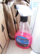 6x Spray bottles of Biltema car cleaning liquid, new