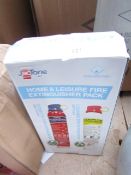 Jactone Home and Leisure Fire Extingusher packe, new