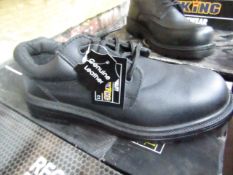 Tuffking safety steel toe-cap shoes, size 7, new and boxed.