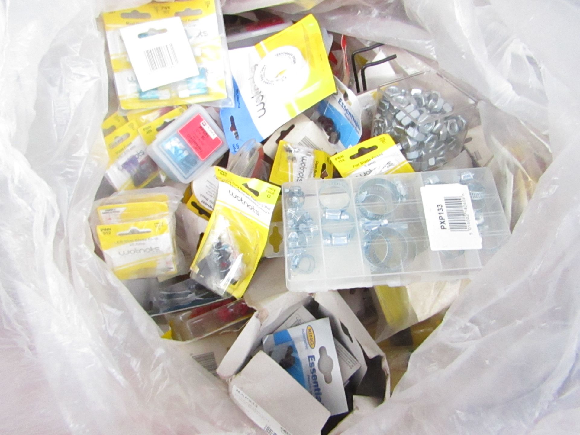Bag of Mixed Electrical connectors, fuses and much more
