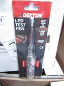 2x Dekton LED test Pens, new