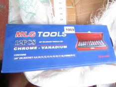 MLG Tools 12 Piece Socket set in carry case