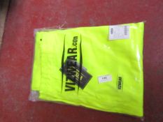 Vizwear hi vis cargo trousers, size 2XL, new and packaged.