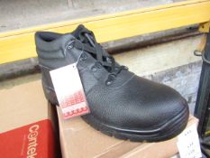 Centek Black Steel Toe Cap Boot size 9 new & boxed