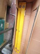 80cm Ruler with spirit level, new and factory sealed.