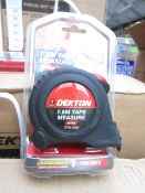 Dekton 7.5Mtr Tape measure, new