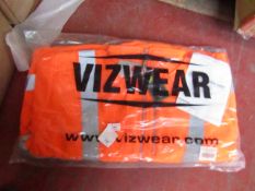 Vioz Wear Orange Hi Viz Fleece jackets, new 3XL