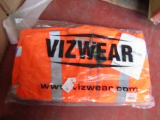 Vioz Wear Orange Hi Viz Fleece jackets, new 3XL