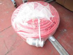 roll of Lay Flat Fire Hose, unknown size