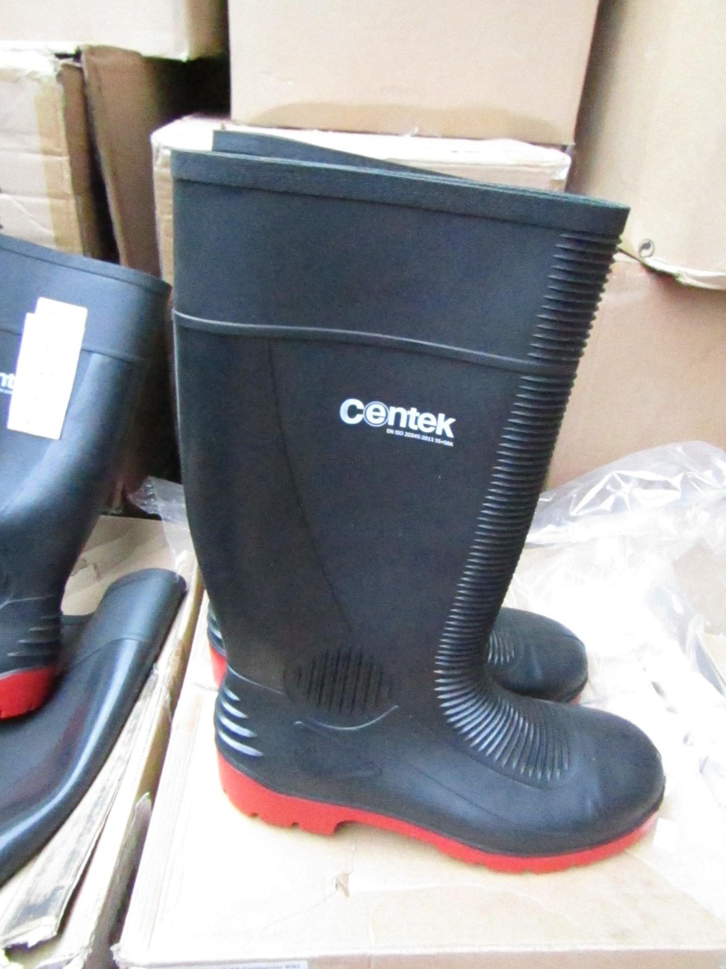 Centex S55 Comnpactor Steel Toe Cap Wellies size 10, new