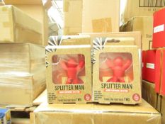 6x Smartphone Splitter Man AUX splitting accessory, new and boxed.