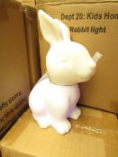 Set of 2x kids home rabbit light, new and boxed.