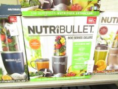 | 1X | NUTRIBULLET 600 DELUXE SERIES | UNCHECKED AND BOXED | NO ONLINE RE-SALE | SKU