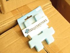 12x Hashtag Coasters - All Packaged & Boxed.