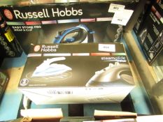 Russell Hobbs Steam Glide Travel, unchecked and boxed.