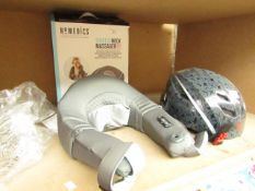 Homedics Shiatsu Neck Massager with Heat NMS-255-EU boxed tested working (no charger. Charger