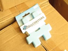 12x Hashtag Coasters - All Packaged & Boxed.