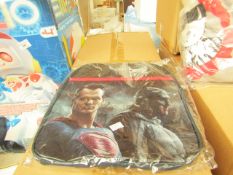 Batman vs Superman backpack, new and packaged.