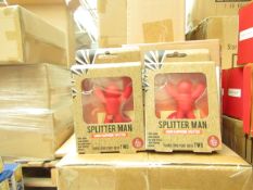 6x Smartphone Splitter Man AUX splitting accessory, new and boxed.