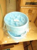 5x Blue - Slow Feeder Dog Bowl - All Packaged.