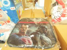Batman vs Superman backpack, new and packaged.