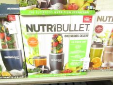 | 1X | NUTRIBULLET 600 DELUXE SERIES | UNCHECKED AND BOXED | NO ONLINE RE-SALE | SKU