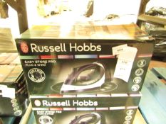 Russell Hobbs Easy Store Pro steam iron, unchecked and boxed.