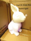 Set of 2x kids home rabbit light, new and boxed.