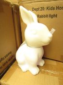 Set of 2x kids home rabbit light, new and boxed.