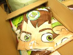 Ben 10 printed beach towel 70 x 140cm, new and packaged.