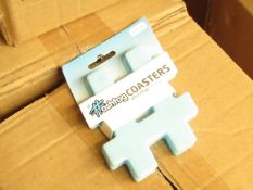 12x Hashtag Coasters - All Packaged & Boxed.