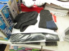 3x 3 Piece warm gift set, gloves, beanie and socks. New and packaged.