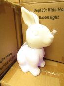 Set of 2x kids home rabbit light, new and boxed.