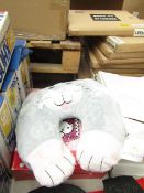 Travel cushion with a Hello Kitty lamp shade, new.