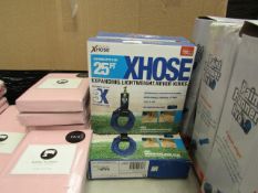 | 3x | XHOSE 25FT | UNCHECKED AND BOXED | NO ONLINE RE-SALE | SKU C5060191461573 | RRP £19:99 |