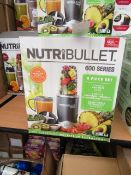 | 1X | NUTRIBULLET 600 SERIES | UNCHECKED AND BOXED | NO ONLINE RE-SALE | SKU - | RRP £59:99 | TOTAL