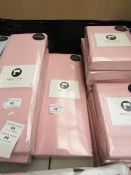 Sanctuary Boutique Bedding 100% Cotton - Fitted DOUBLE Blush Pink Sheet - New & Packaged.