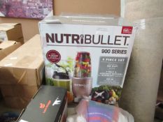 | 1x | NUTRIBULLET 900 SERIES | REFURBISHED AND BOXED | NO ONLINE RE-SALE | SKU C5060191467353 | RRP