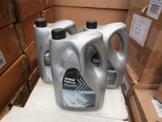 4x 4L Mineral engine oil, new and boxed.