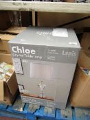 LUMIS- Chloe Crystal Table Lamps - Untested & Boxed.