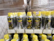 Pack of 6 x 200ml WD-40 chain wax, RRP £5.99 each @ALDI new and packaged.